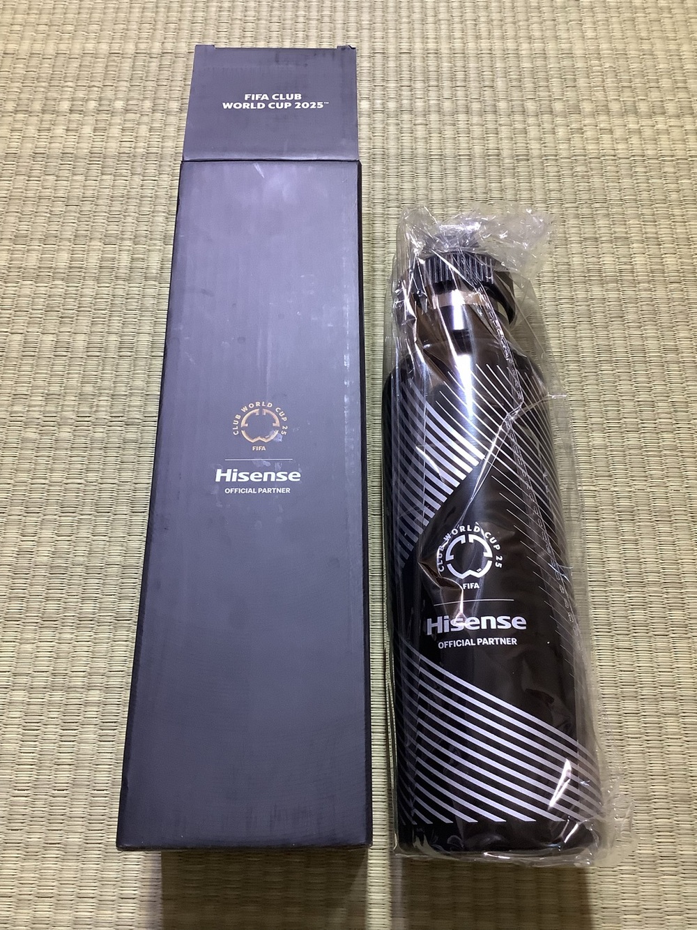 Hisense Black and White FIFA Club World Cup 2025 20oz Water Bottle